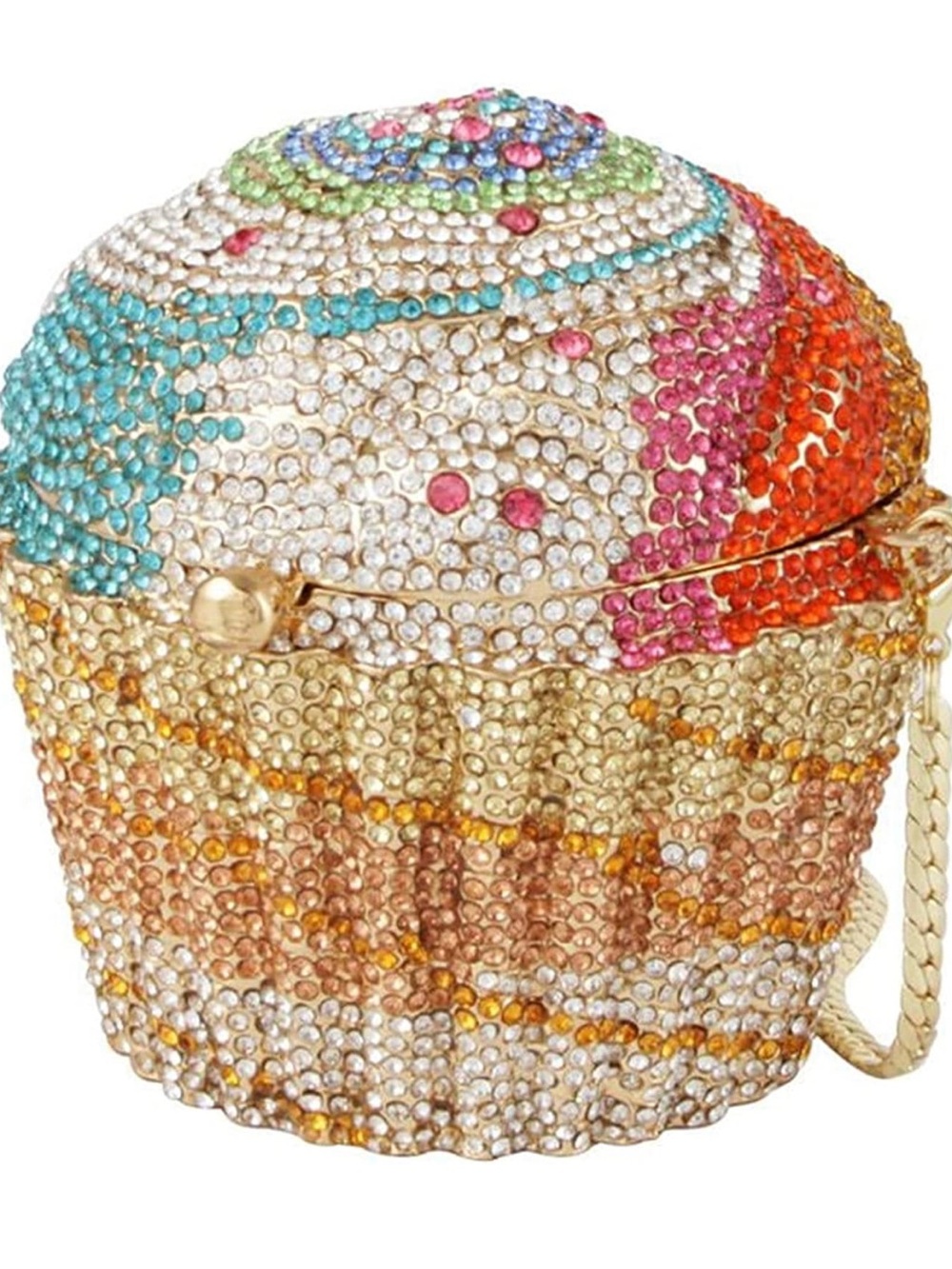 & Other Stories Multicolor Crystal Cupcake Minaudière